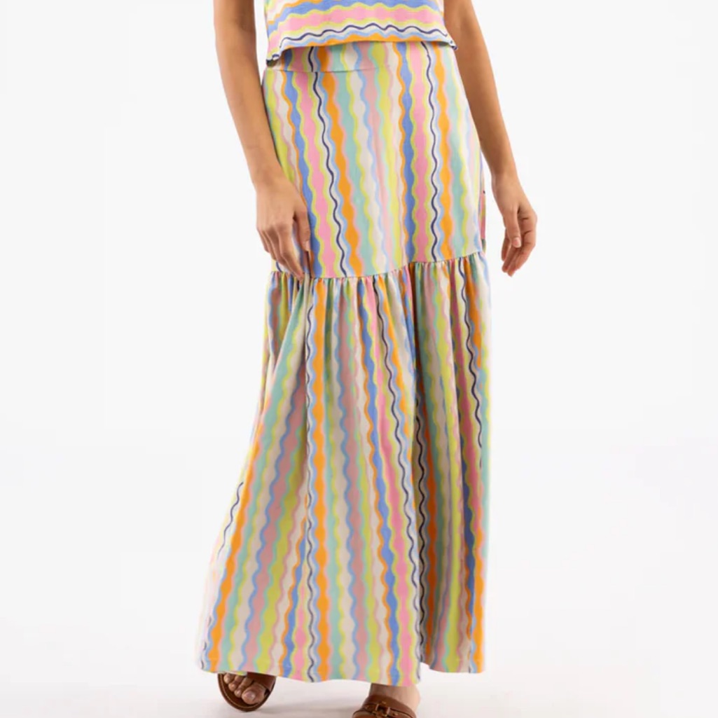 Smith & Quinn Faye Skirt In Summer Spritz Color Pattern. Size S